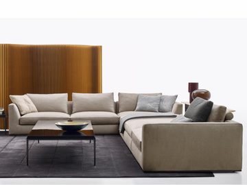 RICHARD - Corner sectional fabric sofa by B&B Italia - view 2